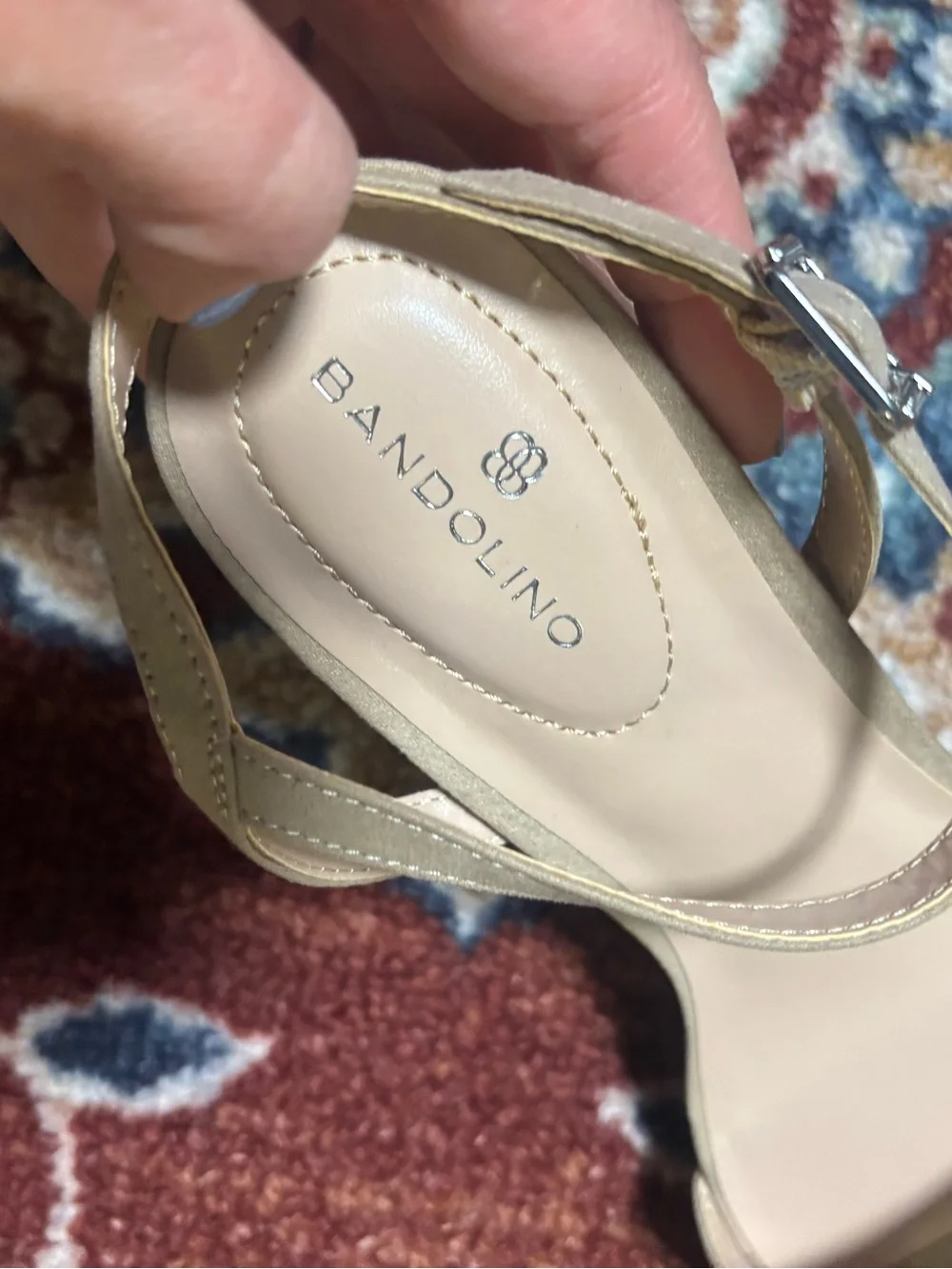 Bandalino Pennie platform sandals brand new size 8.5